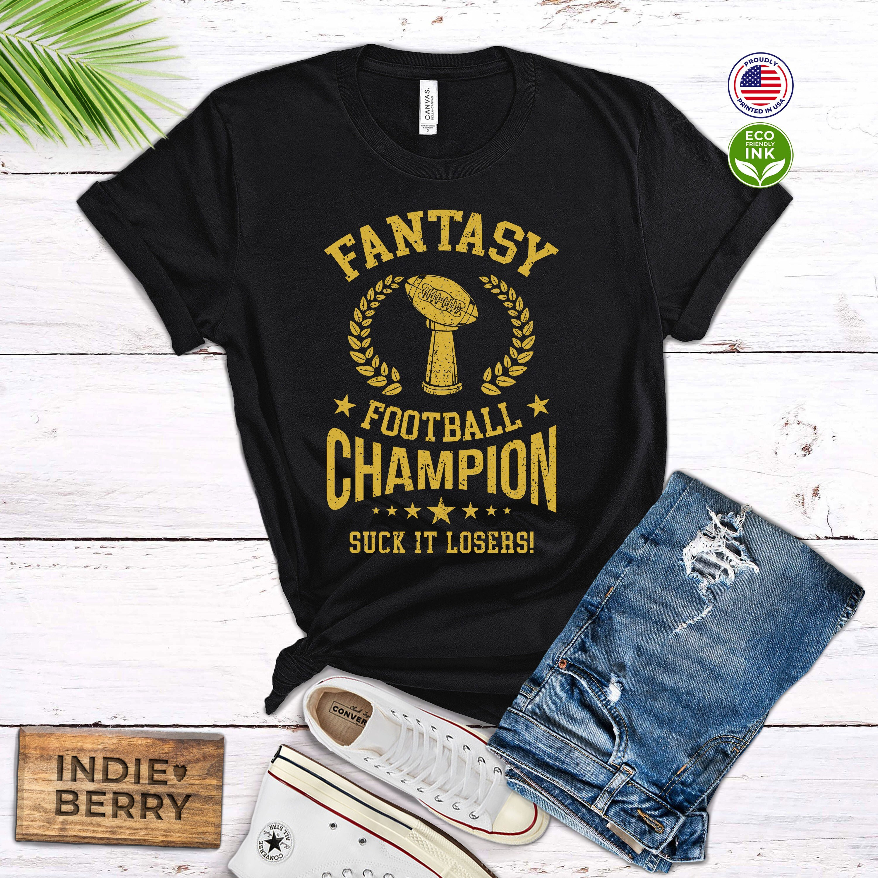Fantasy Football Champion Tshirt UK