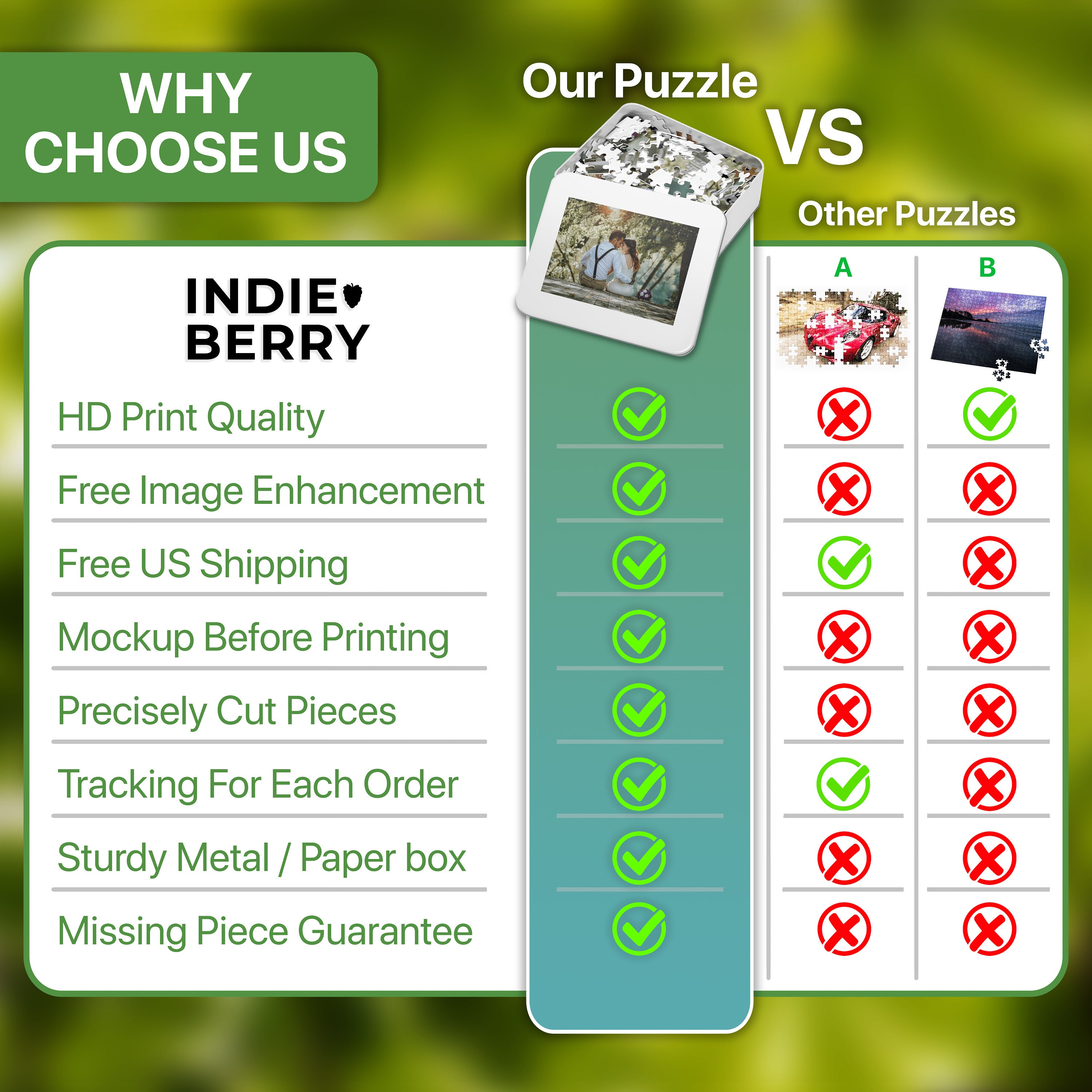 CUSTOM Picture Puzzle Premium Photo Puzzle Create Your Own Etsy Australia