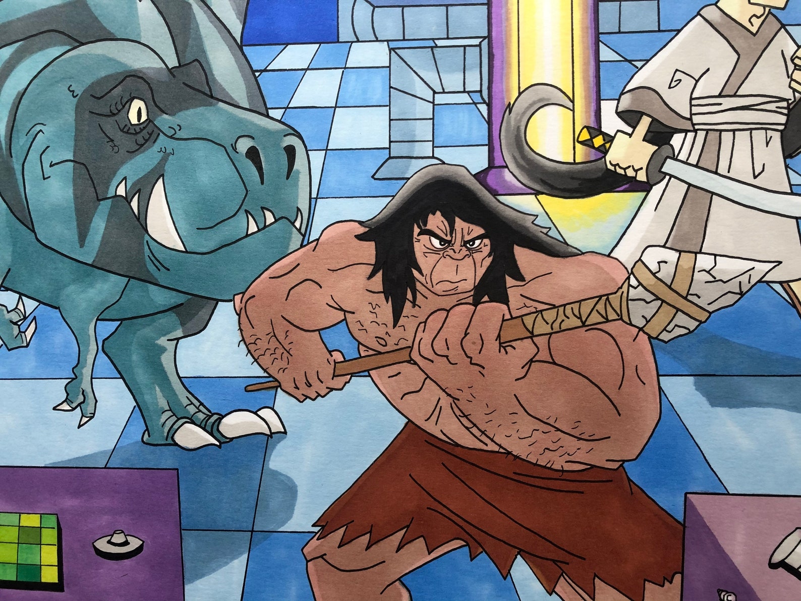 Dexters Laboratory Meets Samurai Jack & Primal Print Etsy