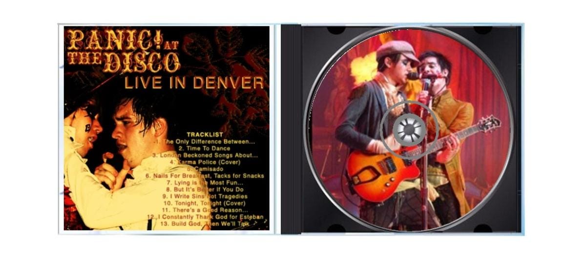 Panic! at the Disco | Live in Denver CD | Free Shipping! - Etsy