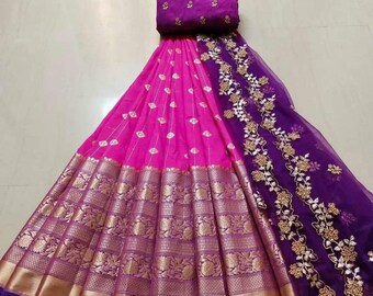 Half Half Saree Etsy Half Half Saree Etsy