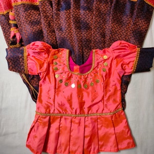 Pattu Langa Blouse Etsy New Zealand