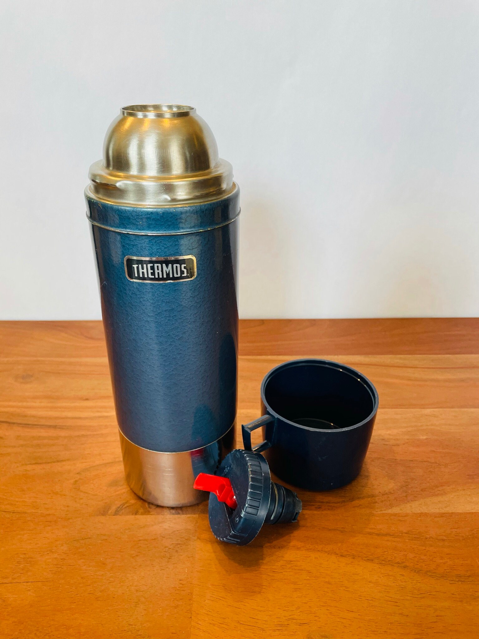Vintage Thermos Vacuum Bottle Model No. 2480 1 Liter Etsy