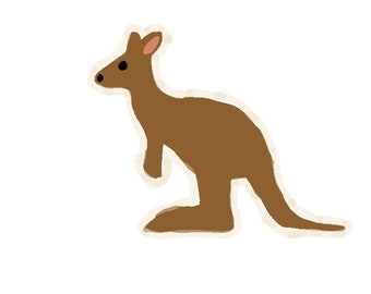 Kangaroo Sticker Etsy - kangaroo sticker etsy how to get the shoulder kangaroo in roblox Kangaroo Sticker Etsy - how to get the shoulder kangaroo in roblox