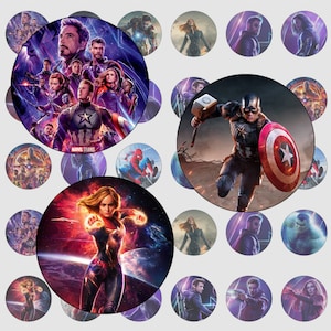 Tablero de imágenes digitales para cabujones &quot;Avengers&quot;