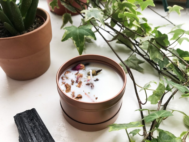 Hand Poured, Herbal Scented Candles, Vegan Soy Wax Etsy UK