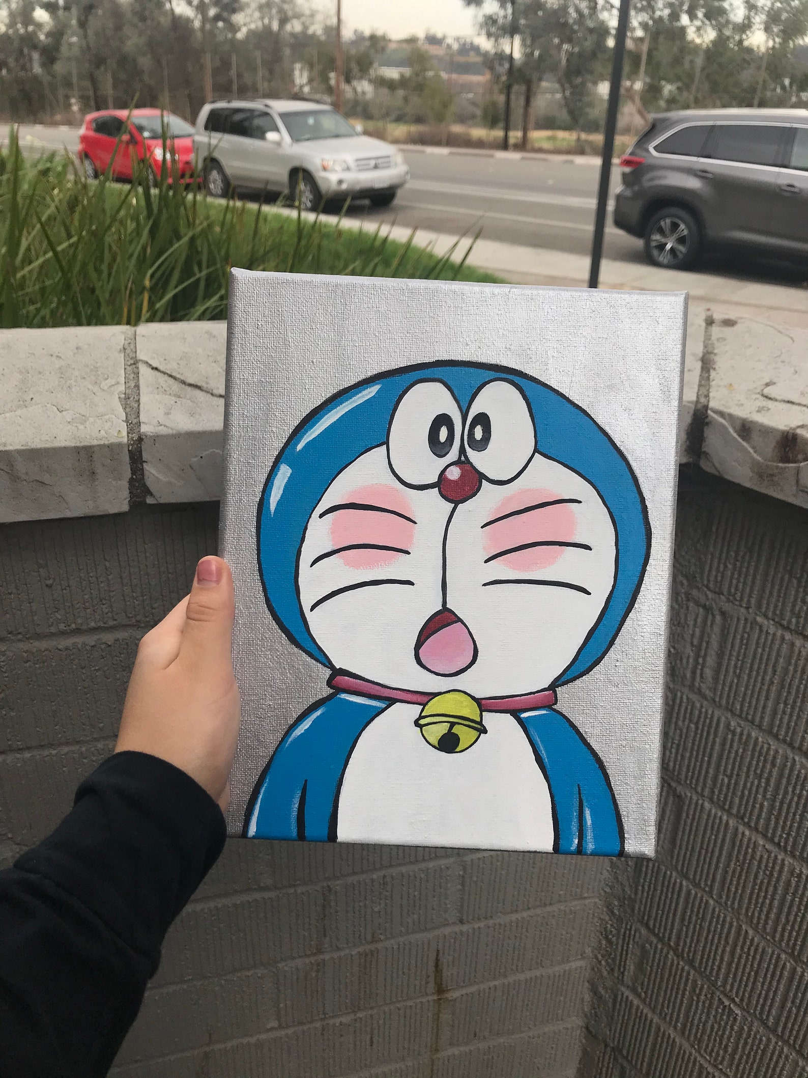 Doraemon Canvas Painting Etsy