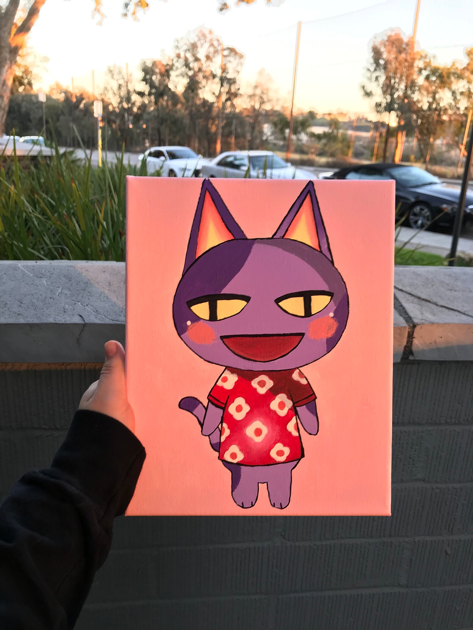 Animal Crossing Bob Canvas Painting Etsy