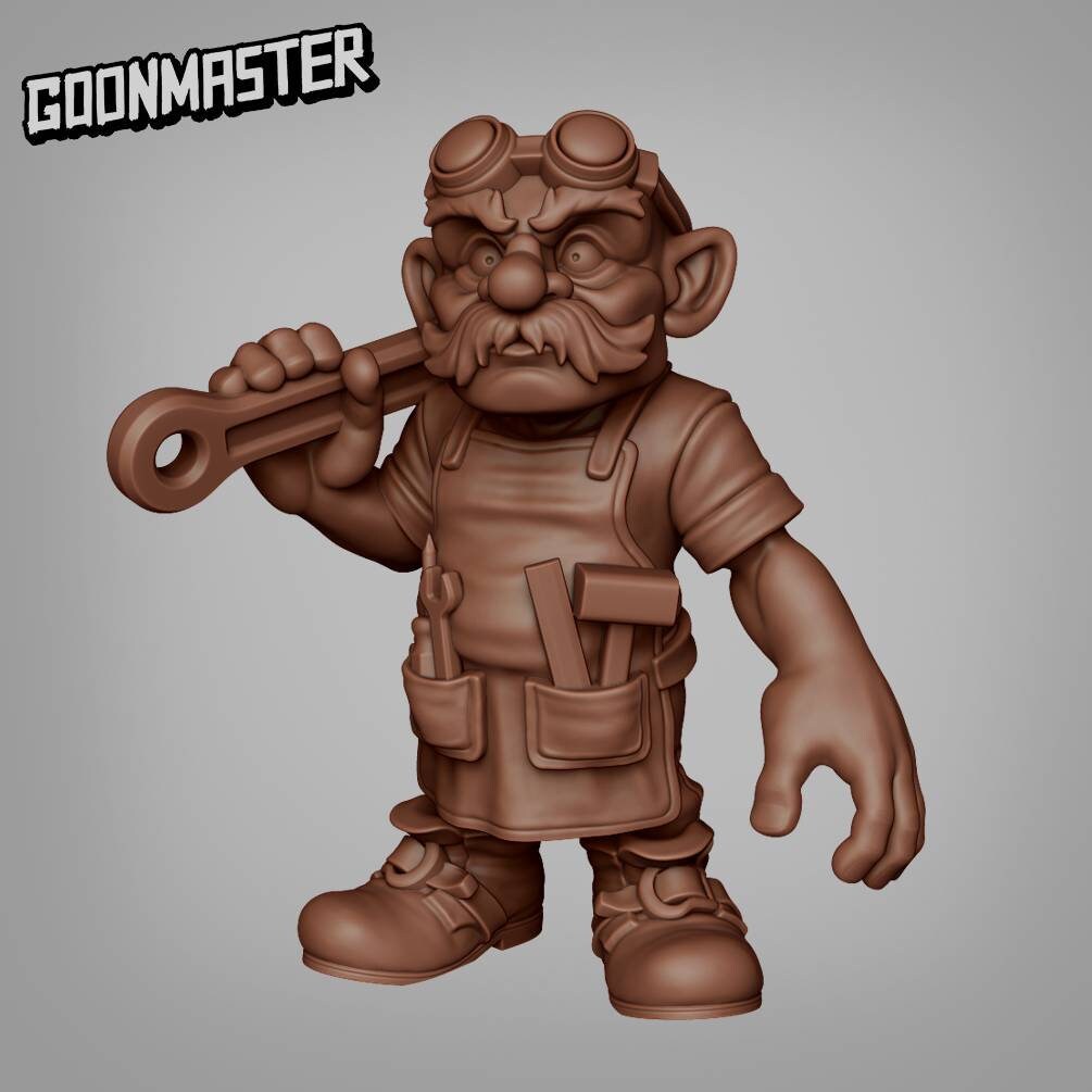 Gnome Engineers Goon Master Tabletop Miniature Etsy