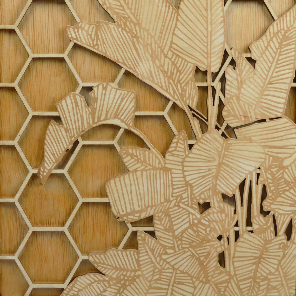 Chest of Drawers Hand Painted Laser Cut and Engraved Oak Etsy