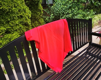 Crafting knit velvet in Christmas Red – 1.25 meters x 40” wide