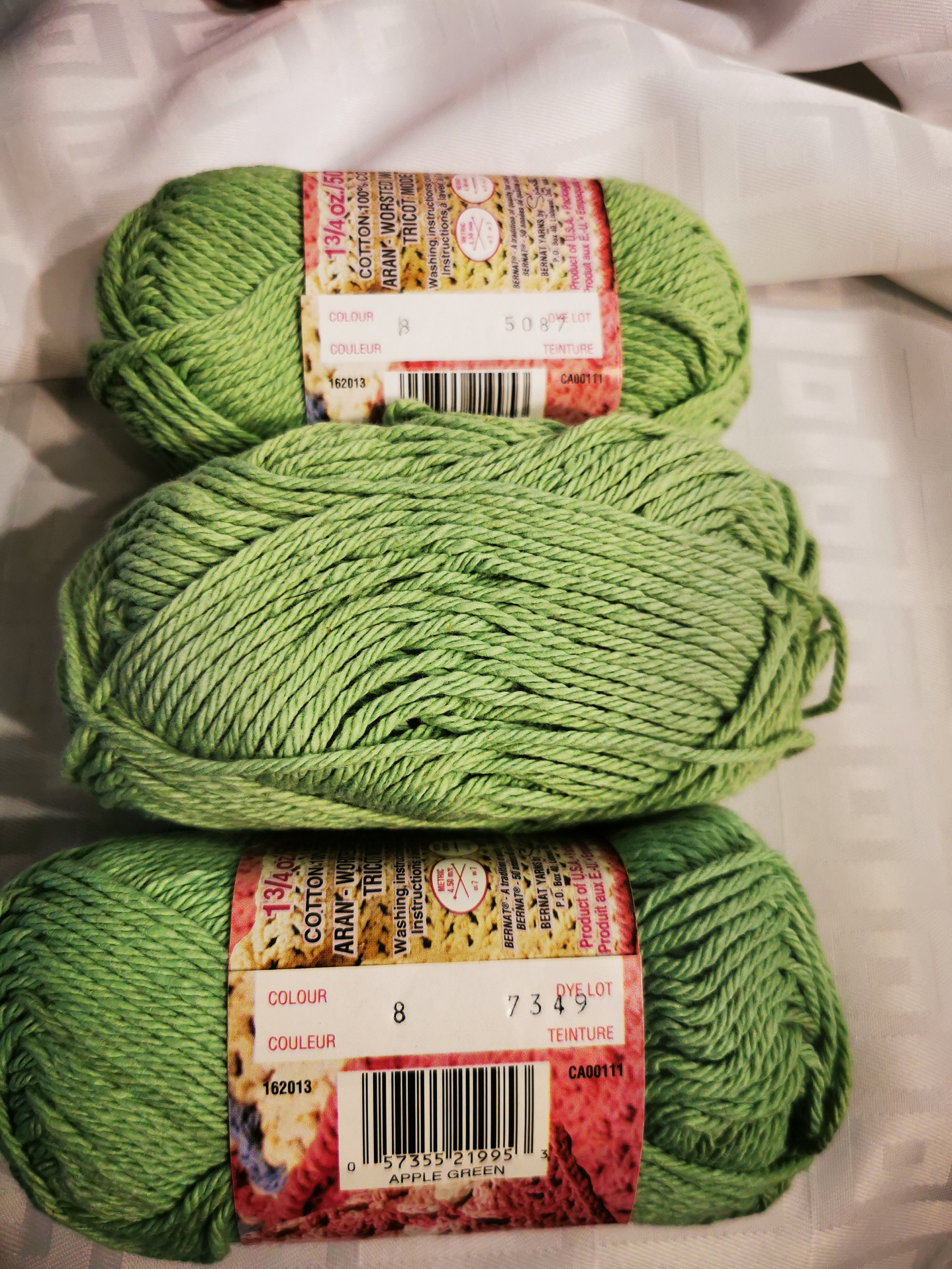 Bernat Handicrafter Solid Colour Worsted Weight, 100 Cotton Approx. 62m per Ball Etsy Canada