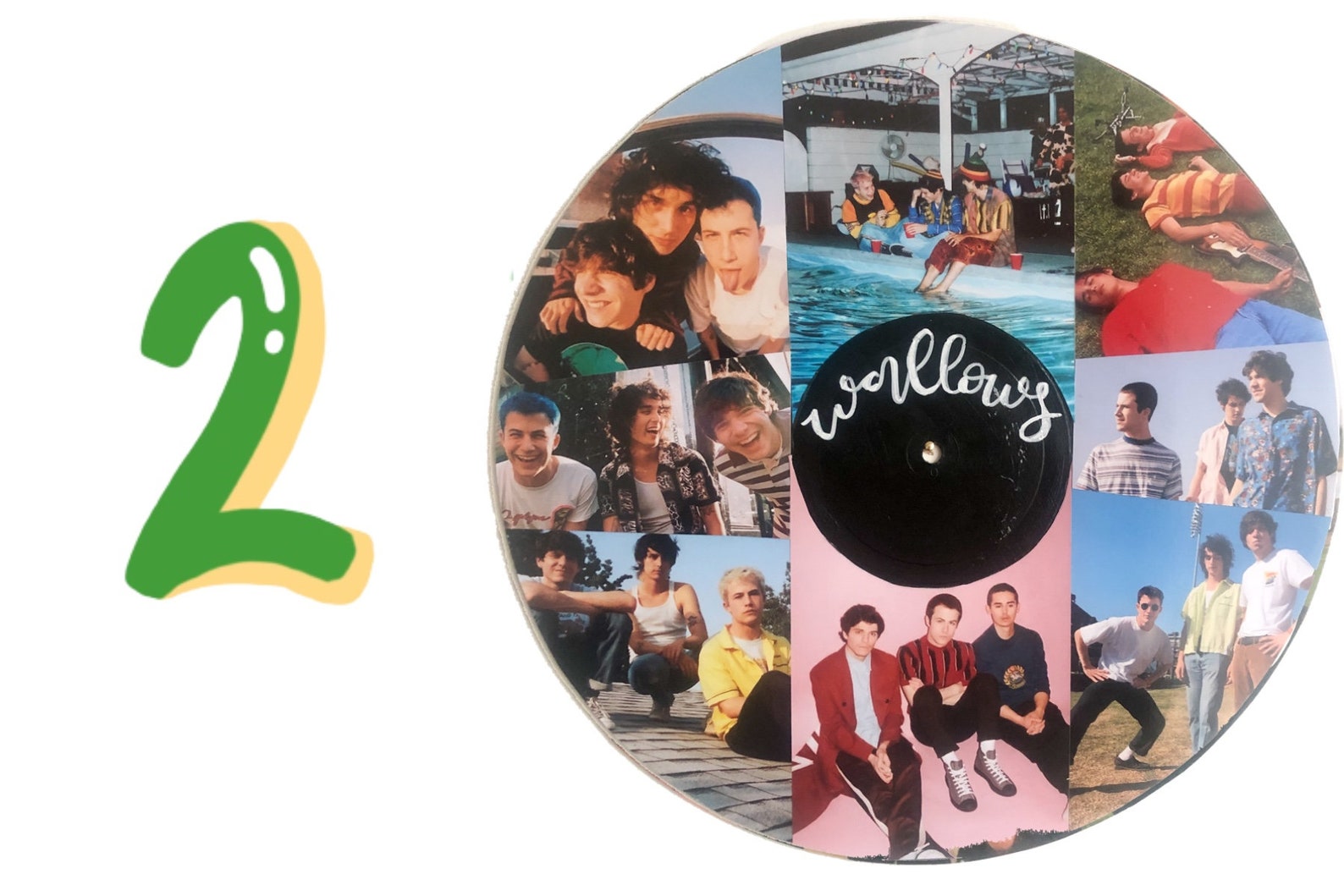 WALLOWS 12 Custom Hand Collaged Vinyl Record | Etsy