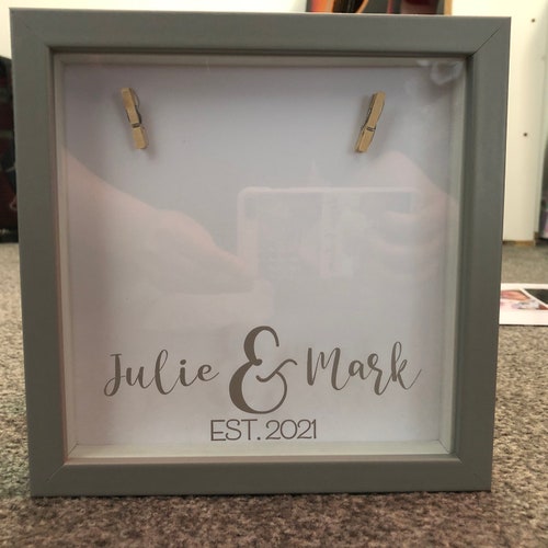Personalised Love Couple Photo Frame Gift Etsy UK