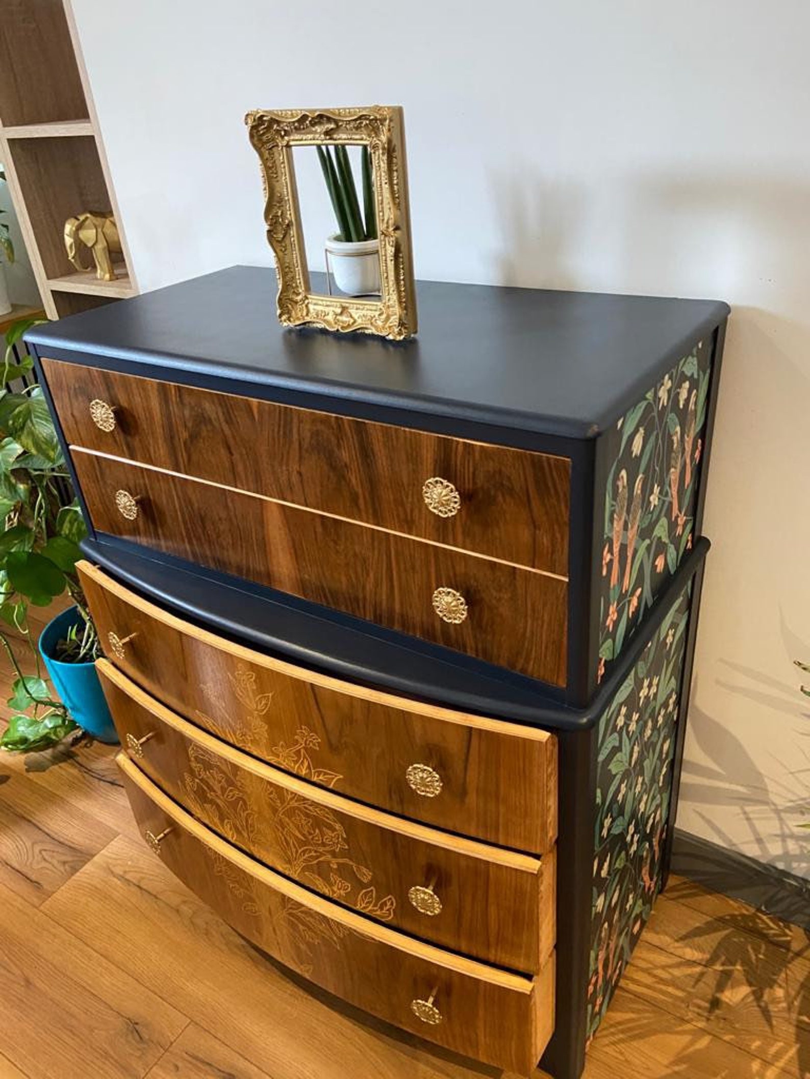 SOLD MidCentury Lebus Chest of Drawers Etsy