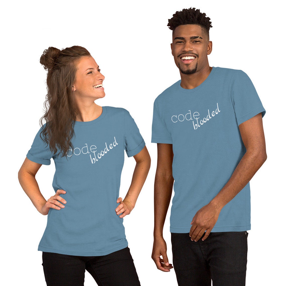 Code-Blooded Tee Funny Code Programmer IT Computer Science | Etsy