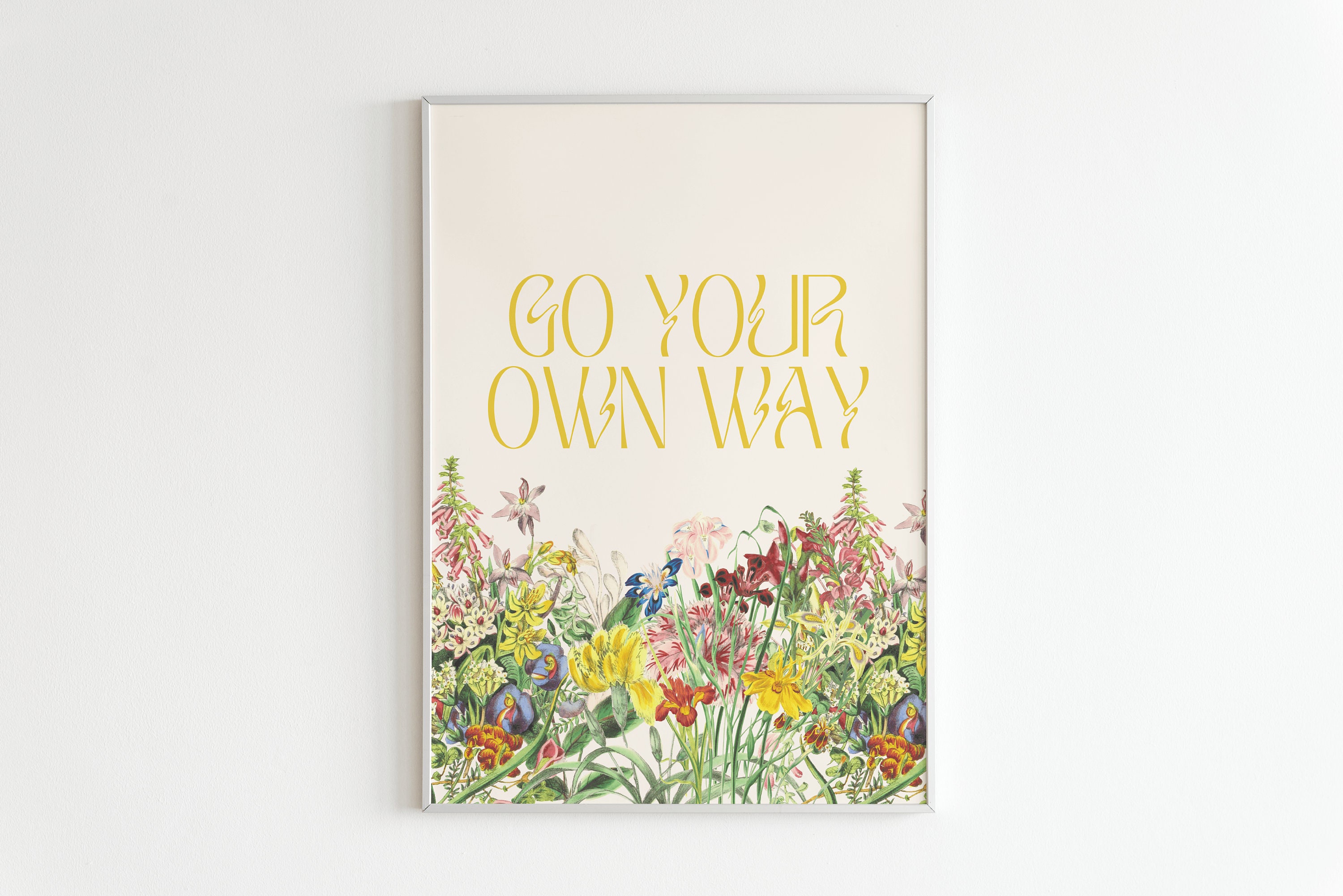 You can go your own way print fleetwood mac print Etsy