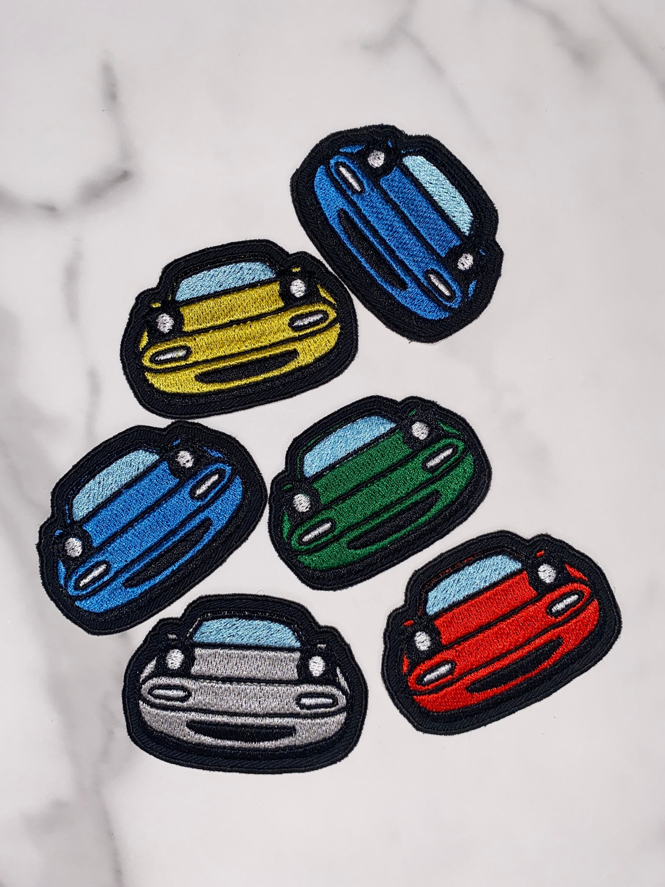 14pcs 7Style Engineering Vehicle Iron on Patches for Hats Jackets