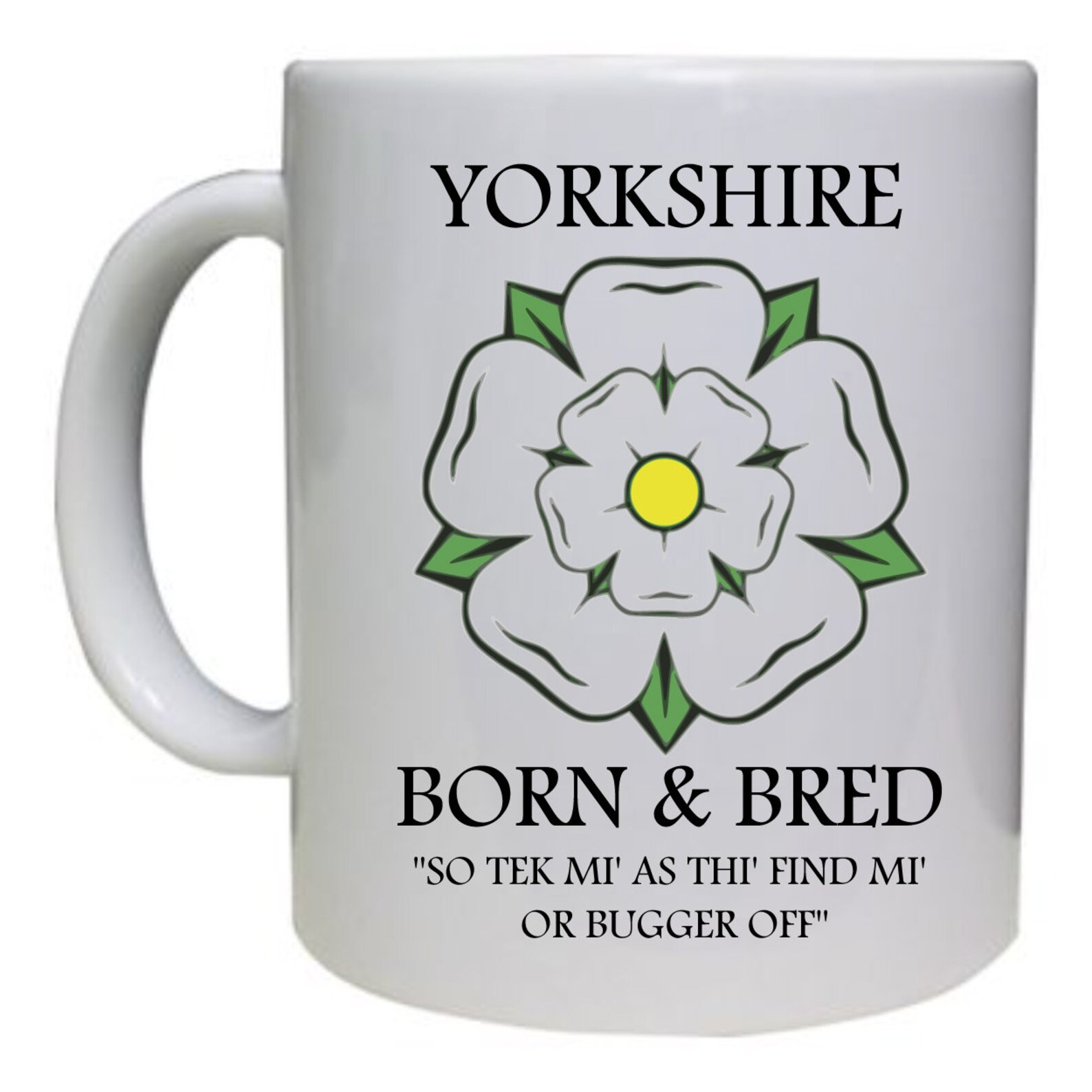 Yorkshire Born & Bred Mug Etsy