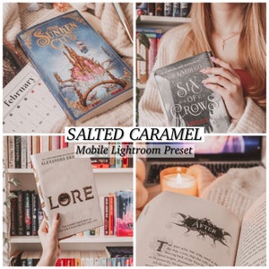 Lightroom Mobile | Bookstagram Preset | Salted Caramel