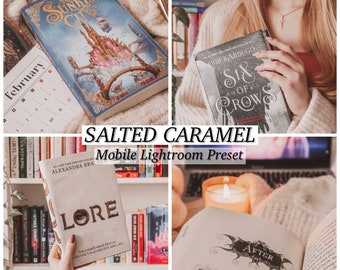 Lightroom Mobile | Bookstagram Preset | Salted Caramel