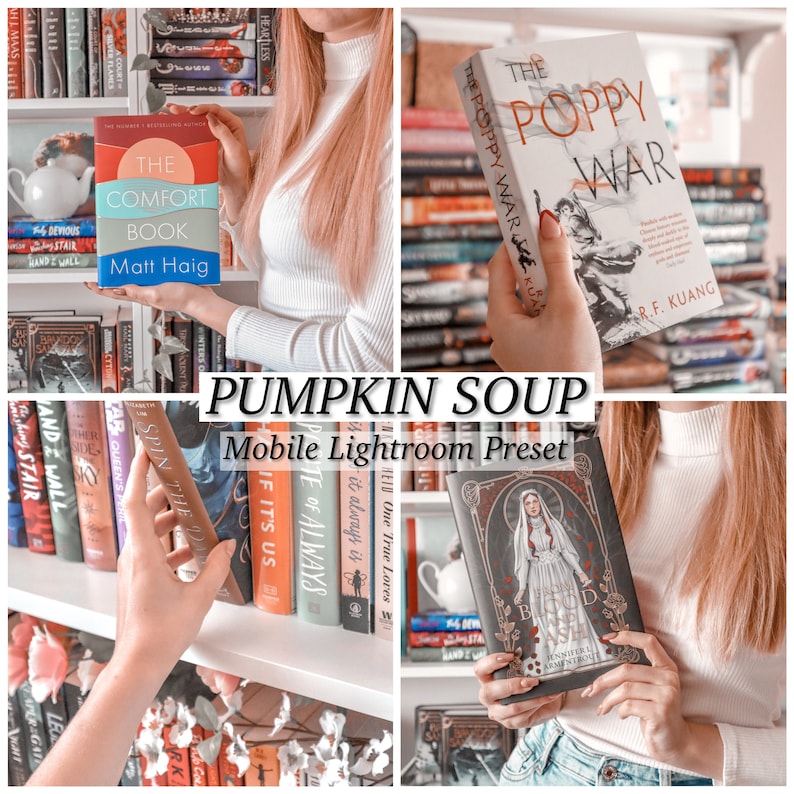 Lightroom Mobile Bookstagram Preset Pumpkin Soup image 1