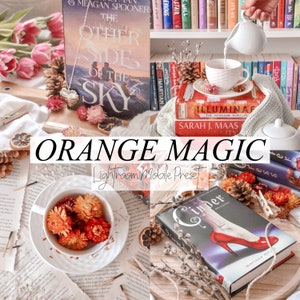 Lightroom Mobile | Bookstagram Preset | Orange Magic