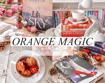 Lightroom Mobile | Bookstagram Preset | Orange Magic