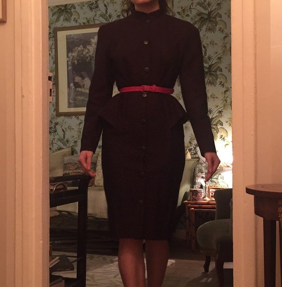 Lanvin polka dot dress