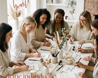 Creative & Mindful Handlettering JGA Workshop (individueel, heel Duitsland)