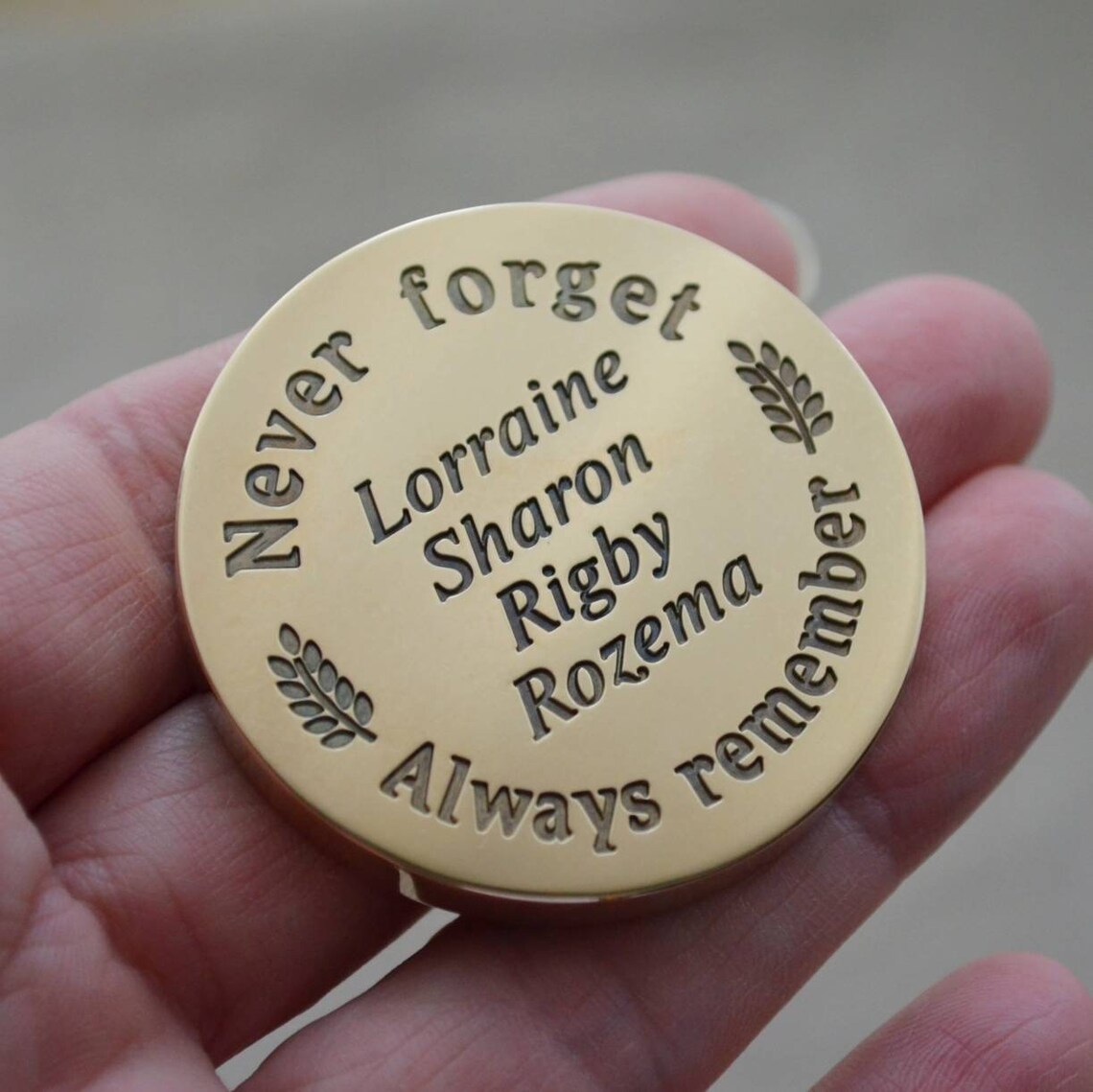 Custom memorial coin for Remembrance Day war veterans Day | Etsy