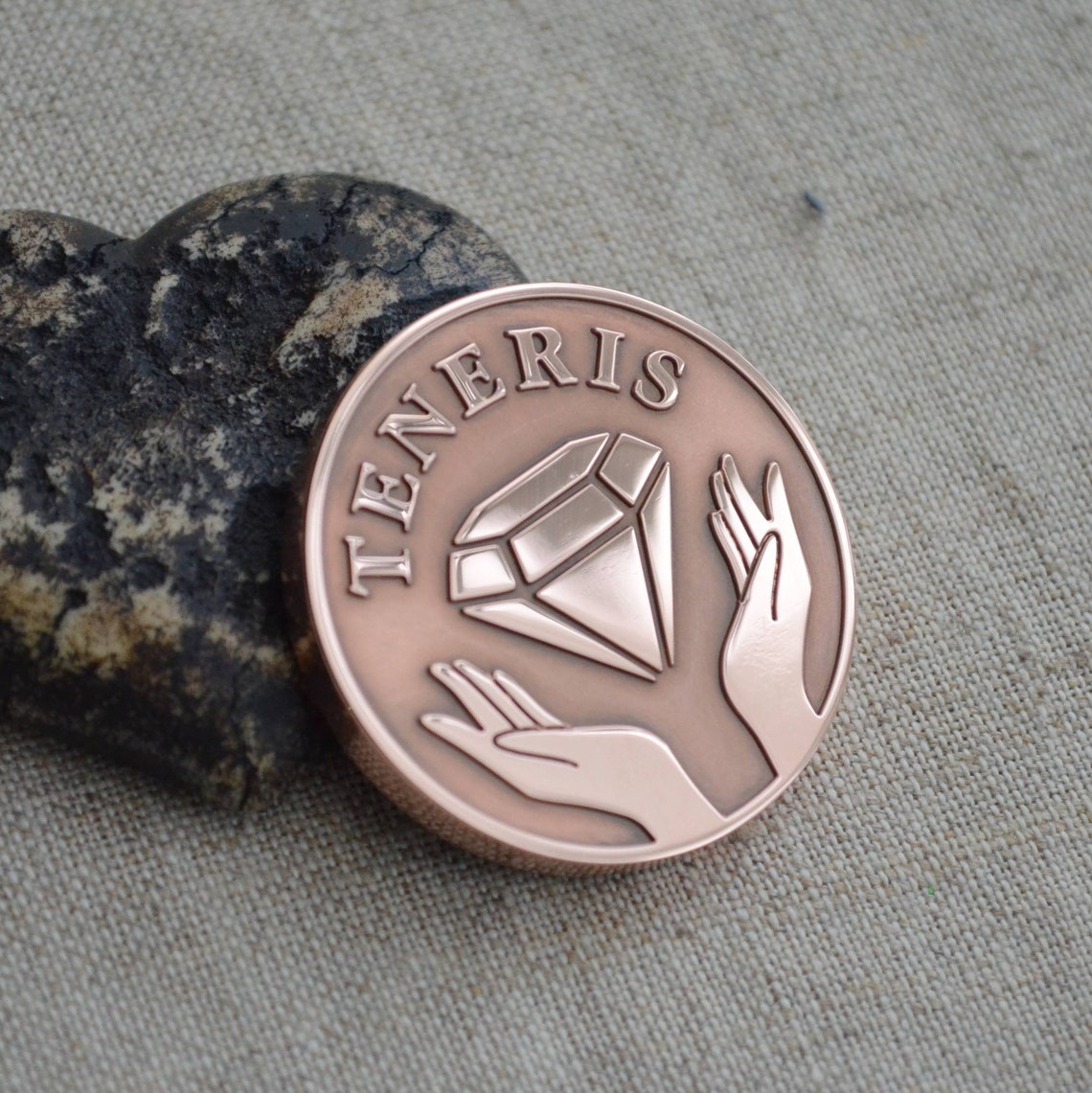 Custom Copper Coin. Personalized Engraved Coin. Solid Copper Etsy