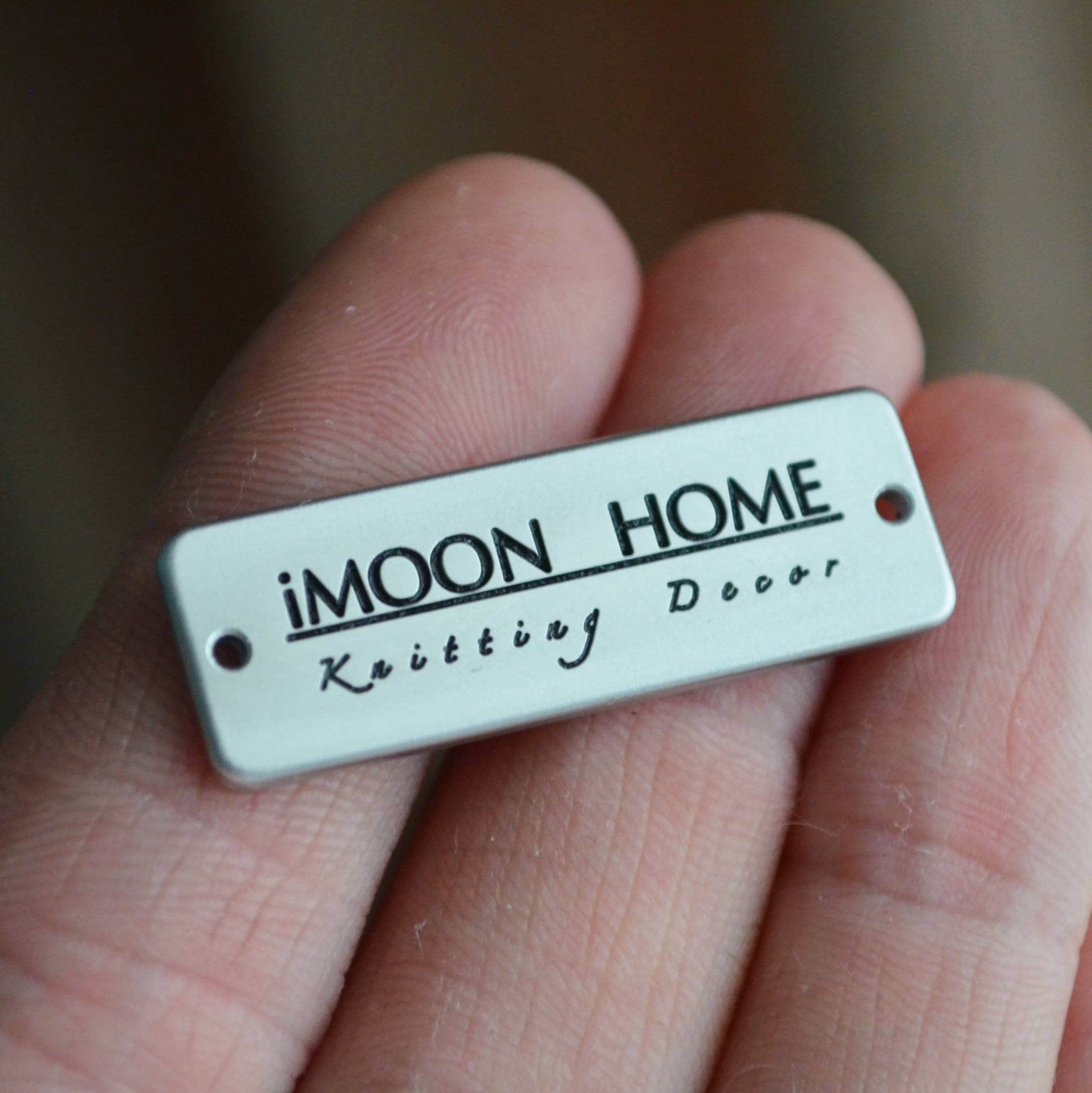 Metal Sewing Labels with Custom Engraving 12x35 mm. Etsy