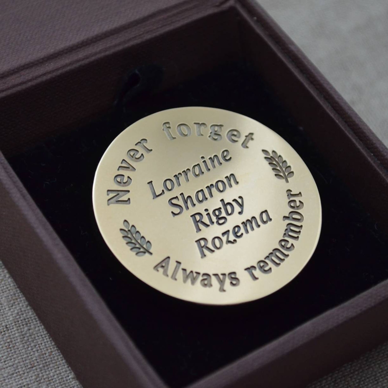 Custom memorial coin for Remembrance Day war veterans Day | Etsy