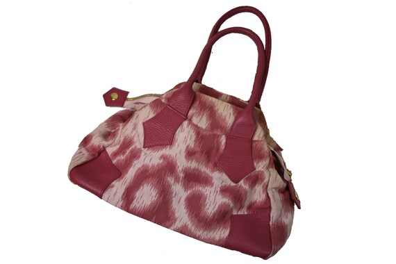 Vivienne Westwood Pink Leopard Print bag