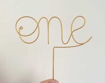 Handmade Wire Cake Topper