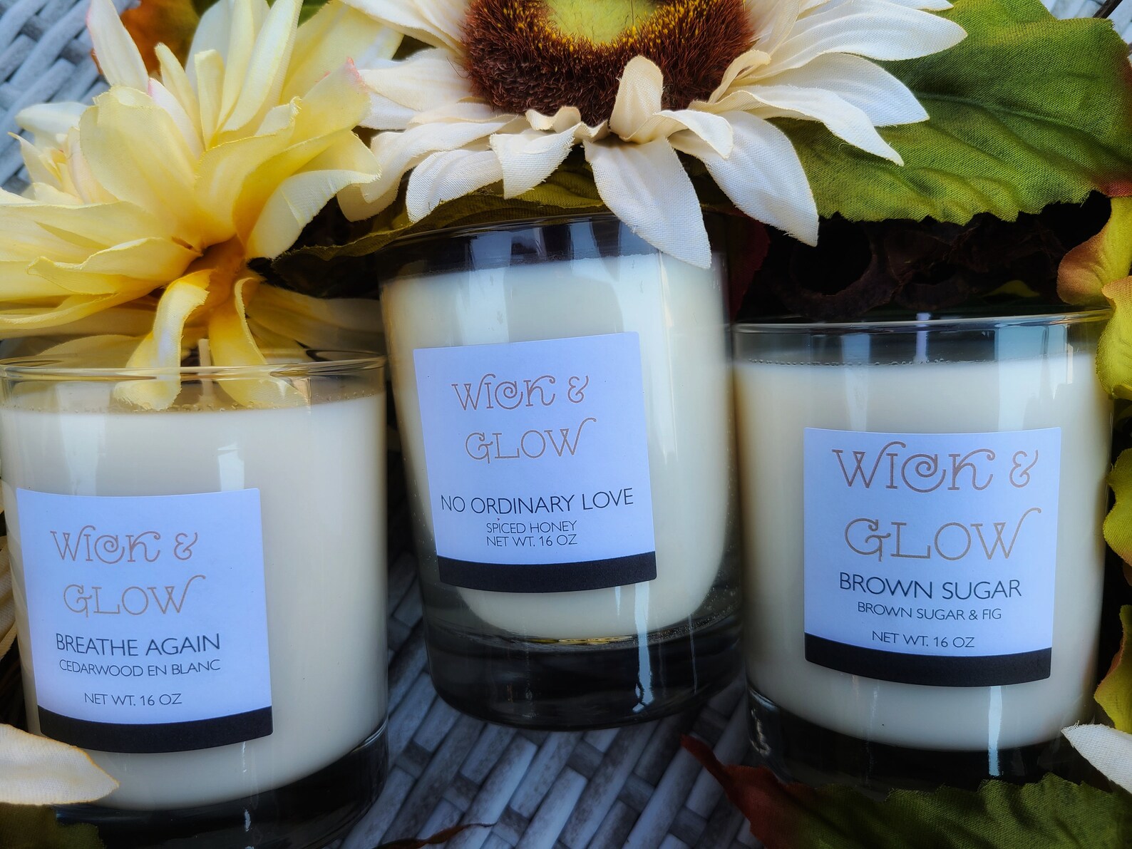 For Your Soul Scented Candle Collection White Candles Etsy
