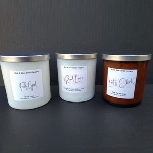 chandelle de soya soy candle candle natural candle chandelle Into the Woods soy candle handpoured candle 7oz candle bougie faitmain