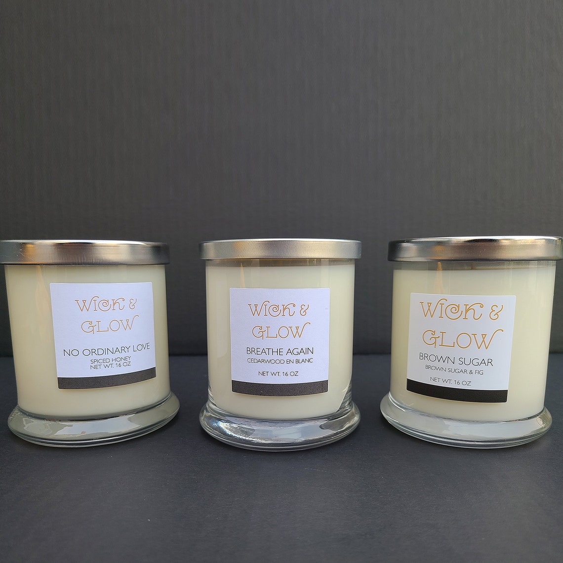 For Your Soul Scented Candle Collection White Candles Etsy