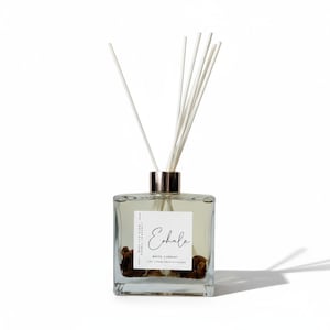 Luxury Reed Diffuser | Non Toxic Home Fragrance | Long Lasting Flameless Scent | Bathroom Bedroom Decor | Housewarming Gift for Him or Her