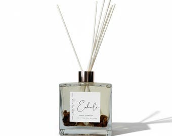 Reed Diffuser | Non Toxic Home Fragrance | Long Lasting Flameless Scent | Bathroom Bedroom Decor