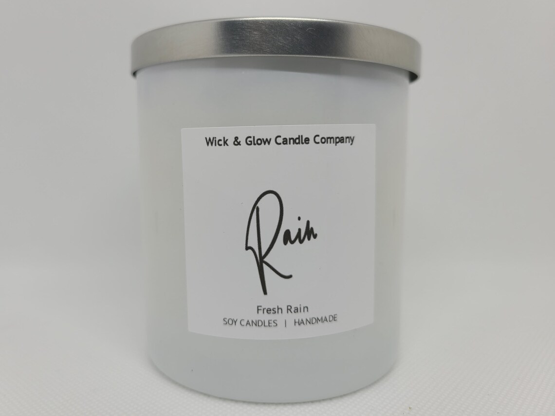 Quiet Storm Luxury Scented Candles White Candles Soy Wax Etsy