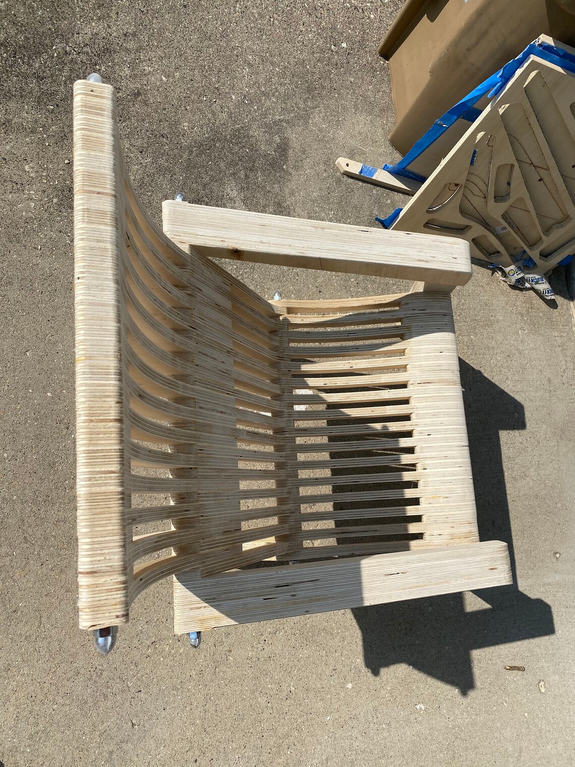 Moderner Outdoor Stuhl-stilisierter Adirondack Liegestuhl KIT | Etsy