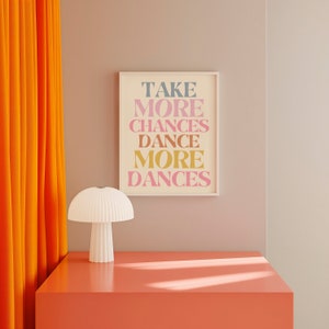 Positive Quote Wall Art,  Bar Cart Print, Trendy Posters, Dopamine Wall Art, Retro Digital Download, Y2K Prints, Dorm Decor