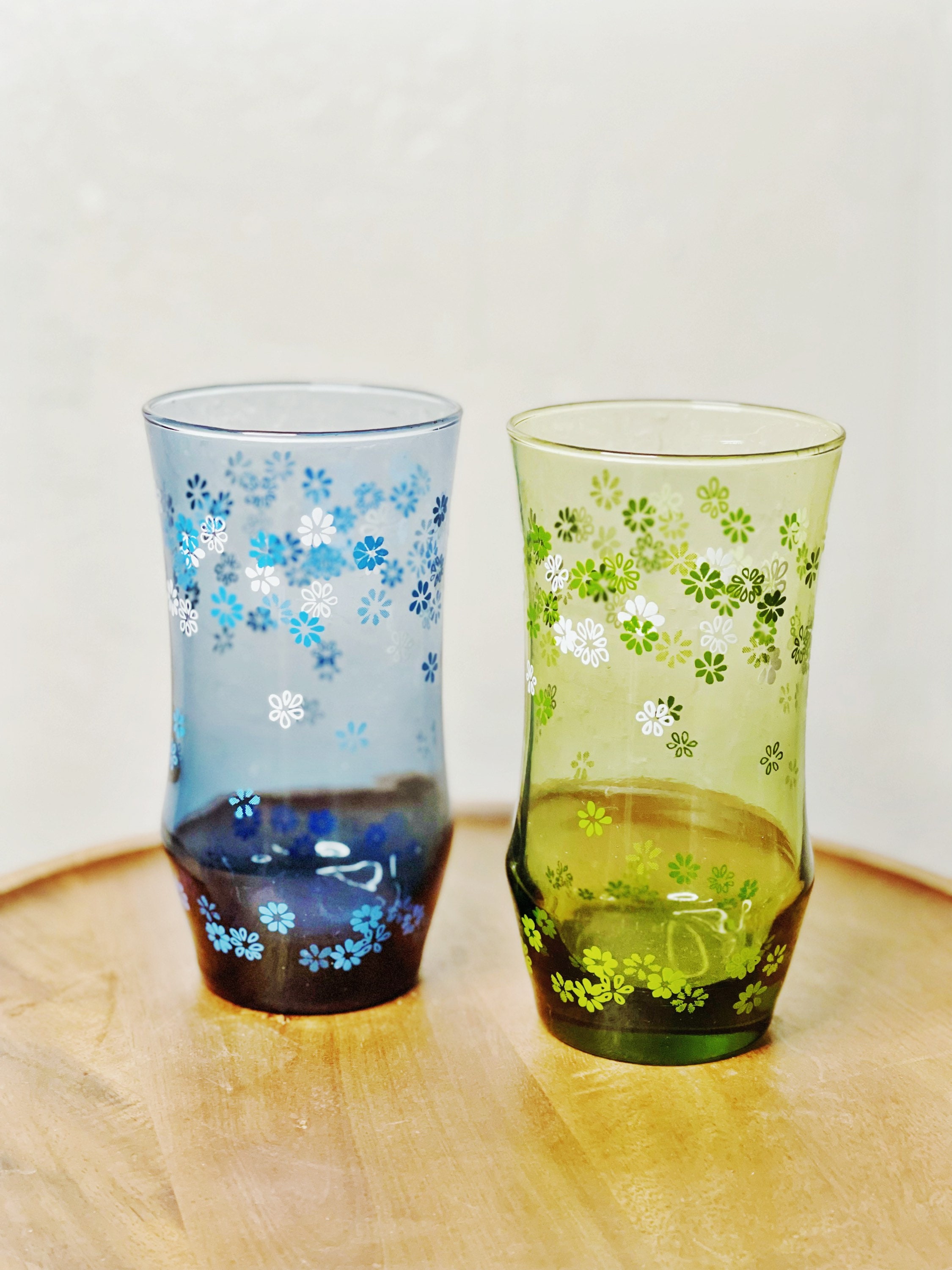 Vintage Libbey Daisy Glasses - Etsy