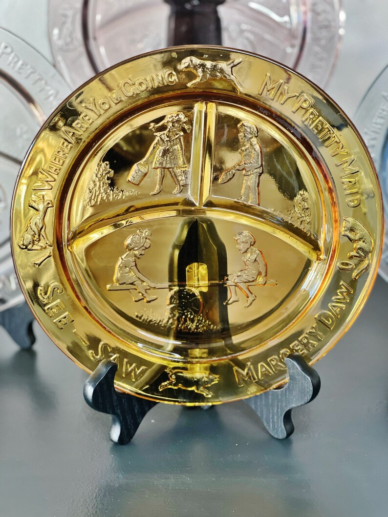 Vintage Tiara Nursery Rhyme Dishware Etsy