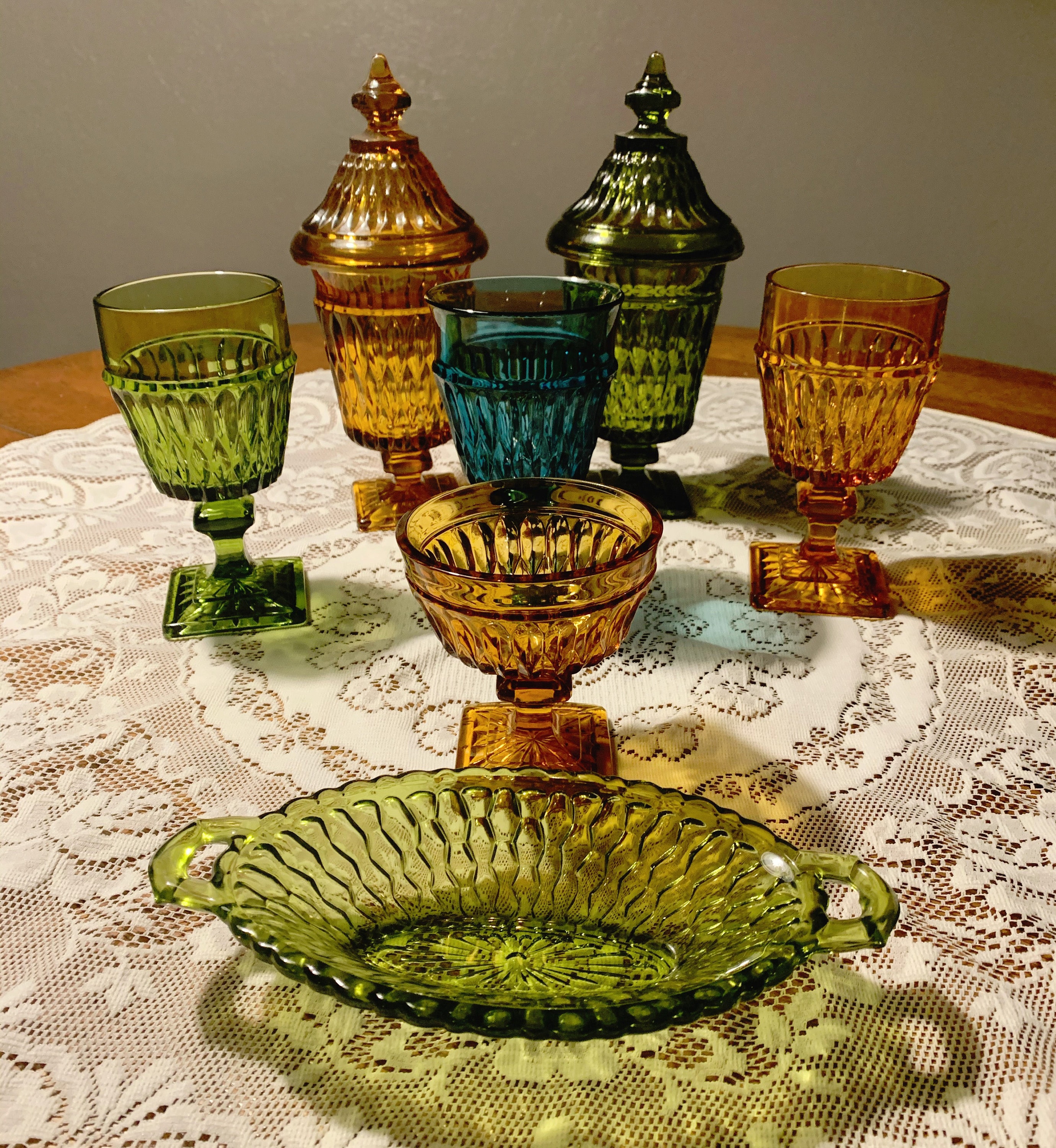 Indiana Glass Mt Vernon Glassware - Etsy
