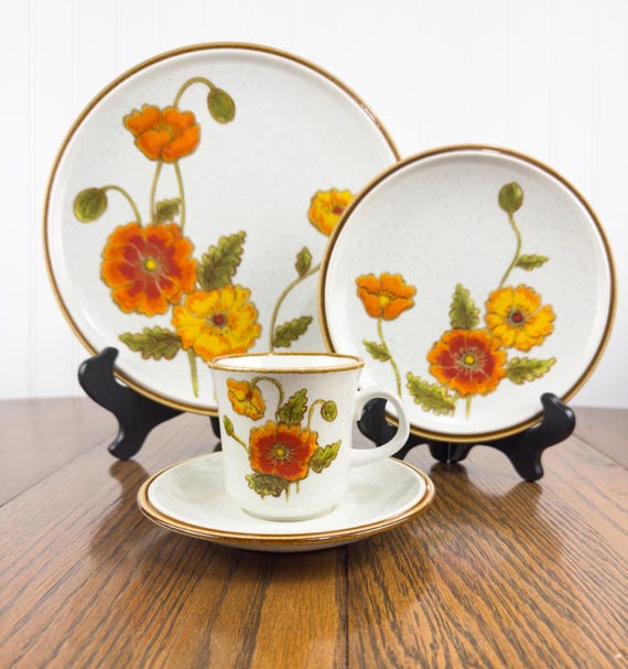Mikasa Natural Beauty California Poppies C9051 - Etsy