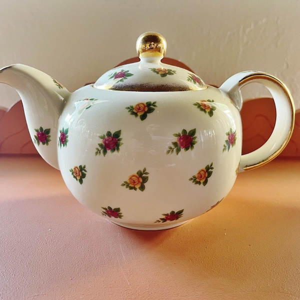 Royal Albert Old Country Roses Teapot Etsy