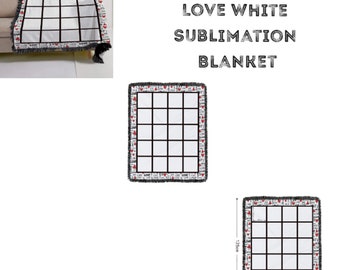 20 Panel Love Sublimation Blanket